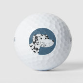 Fun Dalmatian Dog Golfballen (Voorkant)