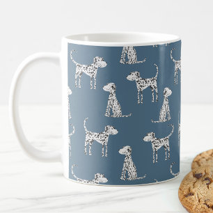 Fun Dalmatian Dog Pattern Koffiemok