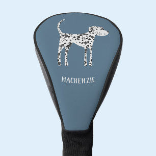 Fun Dalmatian Dog Personalized Golf Head Hoesje Golfheadcover