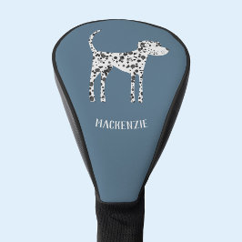 Fun Dalmatian Dog Personalized Golf Head Hoesje Golfheadcover