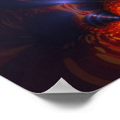 Fun Dance of the Eyes - Indigo and Gold Sight Poster (Hoek)