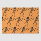 FUN DANCING SKELETON HALLOWEEN Tissue Paper Tissuepapier (Voorkant)
