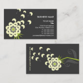 Fun Dandelion Floral Visitekaartje (Voorkant / Achterkant)