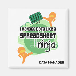 Fun Data Manager SPREADSHEET NINJA Magneet