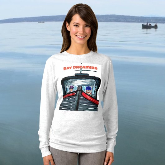 Fun Day Dreaming: een boot krijgen T-shirt