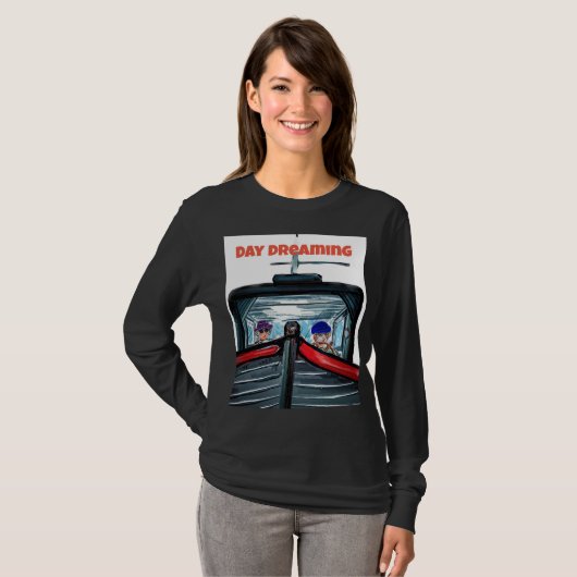 Fun Day Dreaming: een boot krijgen T-shirt (Voorkant volledig)