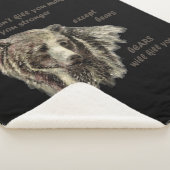 Fun de-Motivatie Citaat Beren doden u Sherpa Deken (3/4)