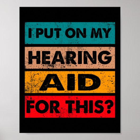 Fun Deaf Pride Awareness Sign Languages Hearing AI Poster (Voorkant)