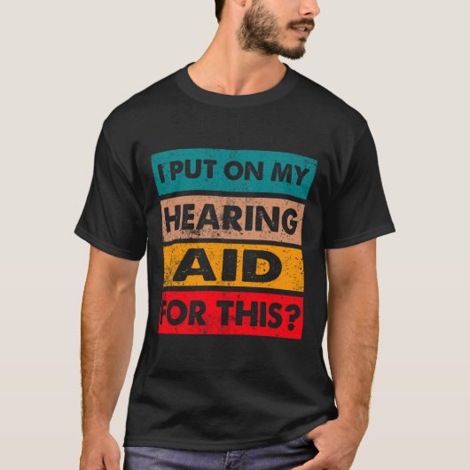 Fun Deaf Pride Awareness Sign Languages Hearing AI T-shirt (Voorkant)