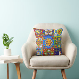Fun Decor 2 16x16 Throw Pillow Kussen