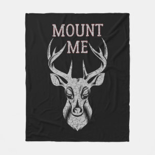 Fun Deer Hunting for Men zet me op Fleece Deken