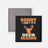 Fun Deer Hunting Gezegde Joke Magneet (Voorkant / Achterkant)