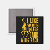 Fun Deer Hunting Quote Gift for Hunters Magneet (Voorkant / Achterkant)