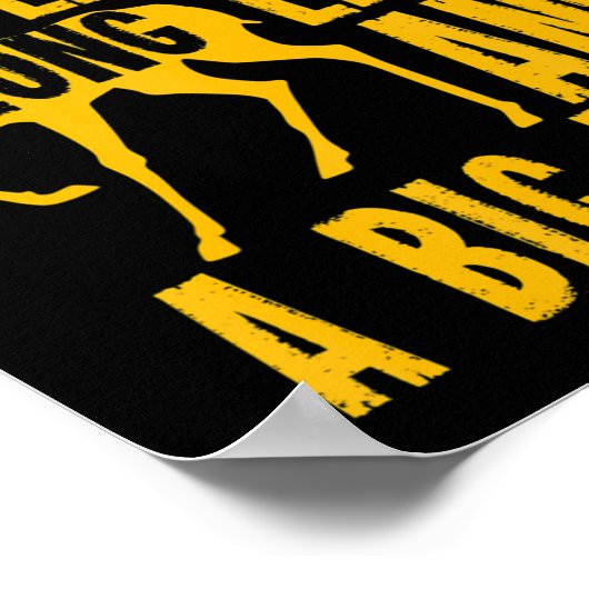 Fun Deer Hunting Quote Gift for Hunters Poster (Hoek)