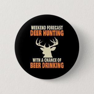 Fun Deer Hunting Ronde Button 5,7 Cm