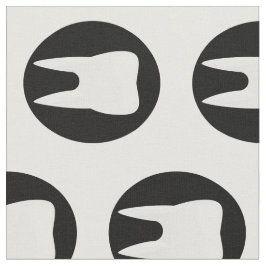 Fun Dentist Orthodontist Tooth Pattern Stof