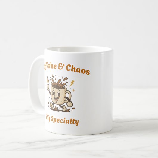 Fun Design Koffie Mok (Voorkant links)