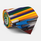 Fun Design Teacher Learning School Novelty Stropdas (Opgerold)