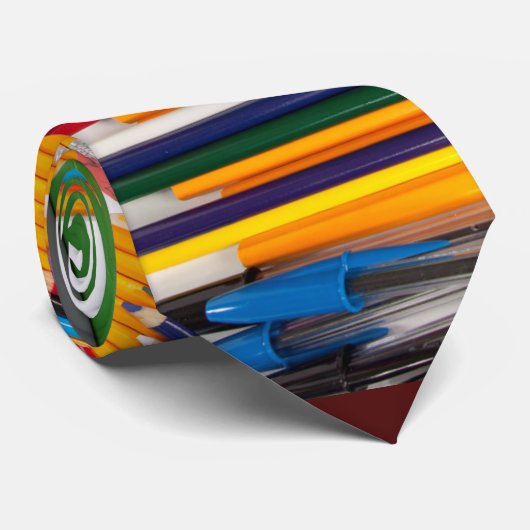 Fun Design Teacher Learning School Novelty Stropdas (Opgerold)