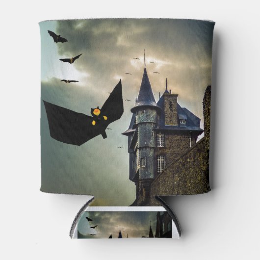 Fun design voor Halloween Blikjeskoeler (Voorkant)