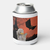 Fun design voor Halloween Blikjeskoeler (Blikje Achterkant)