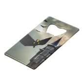 Fun design voor Halloween Creditkaart Flessenopener (Voorkant Gekanteld)