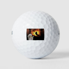 Fun design voor Halloween Golfballen