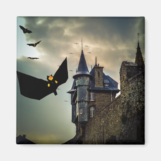 Fun design voor Halloween Magneet (Voorkant)