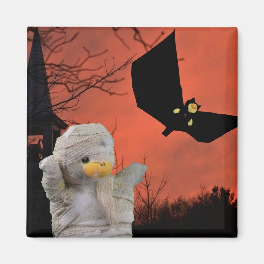 Fun design voor Halloween Magneet (Voorkant)