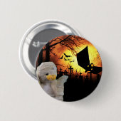 Fun design voor Halloween Ronde Button 5,7 Cm (Voorkant /achterkant)