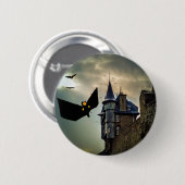 Fun design voor Halloween Ronde Button 5,7 Cm (Voorkant /achterkant)