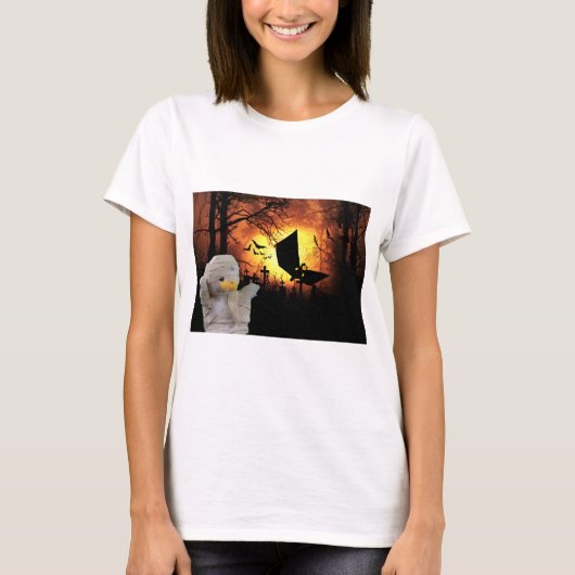 Fun design voor Halloween T-shirt (Voorkant)