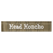 Fun Desk Sign Head Honcho Naambordje (Voorkant)