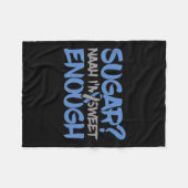 Fun Diabetes Awareness - T1d T2d Diabetische Pancr Fleece Deken (Voorkant (Horizontaal))