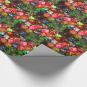 Fun Dice-ontwerp voor gamers Cadeaupapier (Hoek)