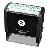 Fun "dichtbij perfect!" Leraar Rubber Stamp Zelfinktende Stempel (Product)