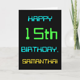 Fun Digital Computing 15th Birthday Kaart