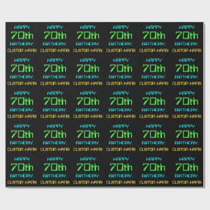 Fun Digital Computing Thare 70th Birthday Cadeaupapier