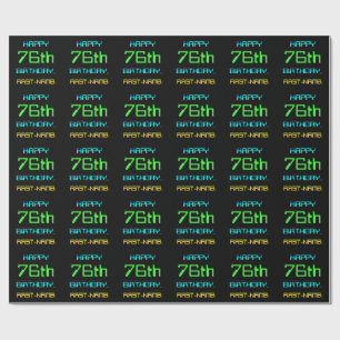Fun Digital Computing Thare 76th Birthday Cadeaupapier