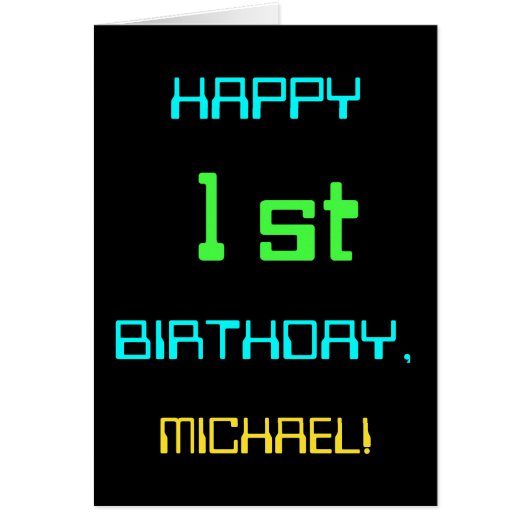 Fun Digital Computing Threaded 1st Birthday (Voorkant)