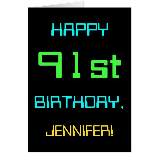 Fun Digital Computing Threaded 91st Birthday (Voorkant)