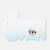 Fun DINO dinosaurus tractor Boerderij School Verja Bedankdoosjes (Uitgevouwen)