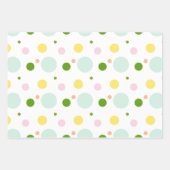 Fun Dino Party Dinosaur Stippen Lines Cute Kinder Inpakpapier Vel (Voorkant 2)