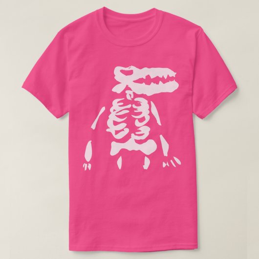 Fun Dinosaur Alligator Crocodile Sapien Skeleton F T-shirt (Design voorkant)