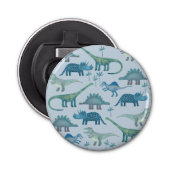 Fun Dinosaur Button Flesopener (Voorkant)