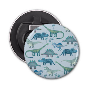 Fun Dinosaur Button Flesopener