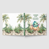 Fun Dinosaur Hatching Soon Baby shower Gastboek Gastenboek (Volledig)