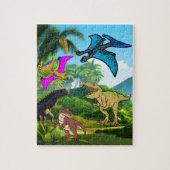 Fun Dinosaur Legpuzzel (Verticaal)