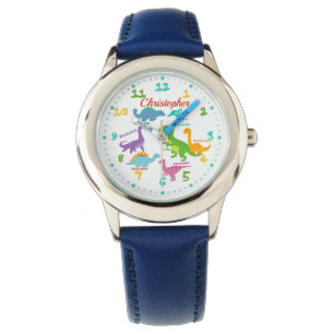 Fun Dinosaur Names Personalized Kinder Horloge