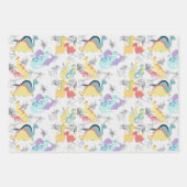 Fun dinosaur party favors, Wrapping paper, Kinder Inpakpapier Vel (Voorkant 2)